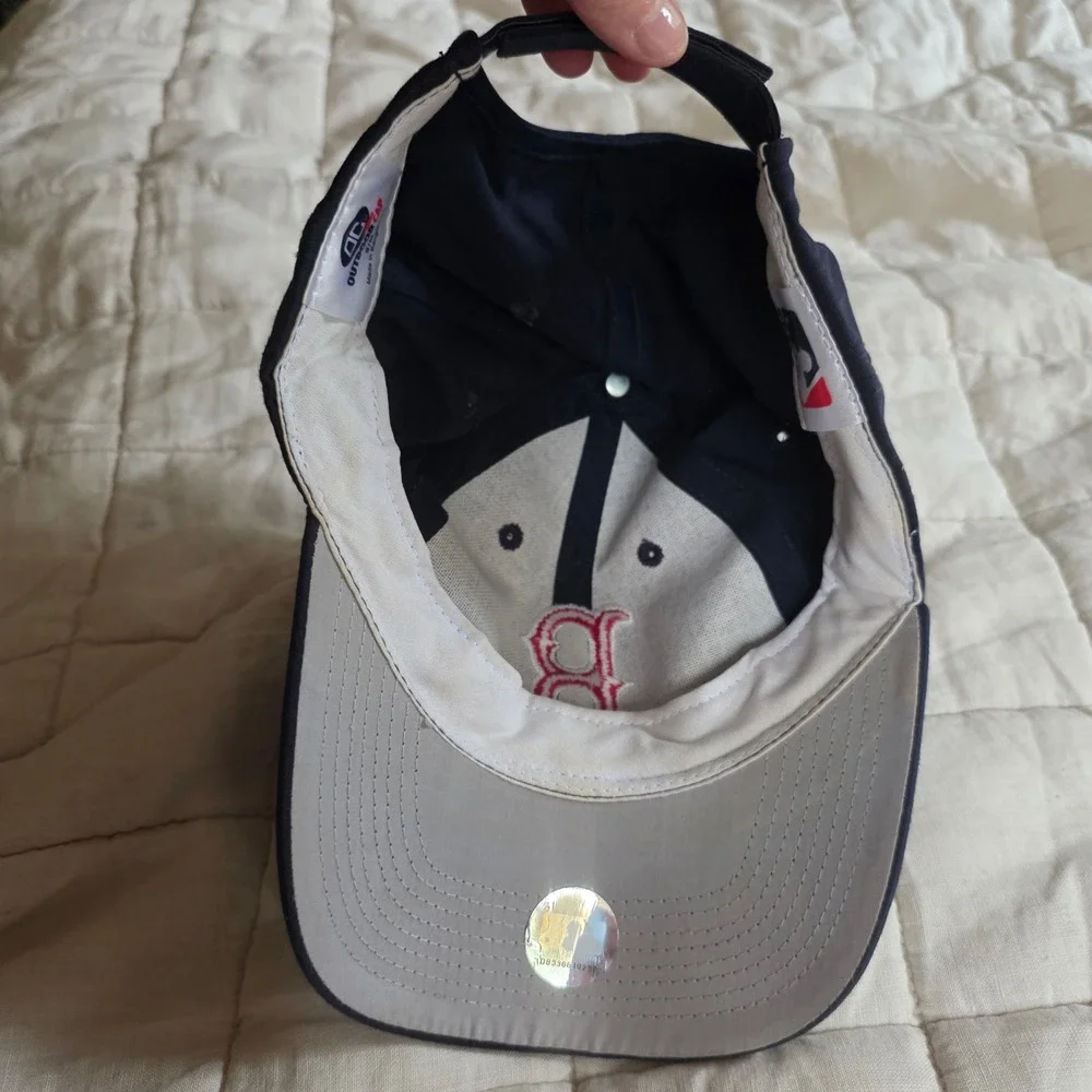 Outdoor Cap Boston Red Sox MLB Hat S/M Navy Blue Good Adjustable Baseball Cap